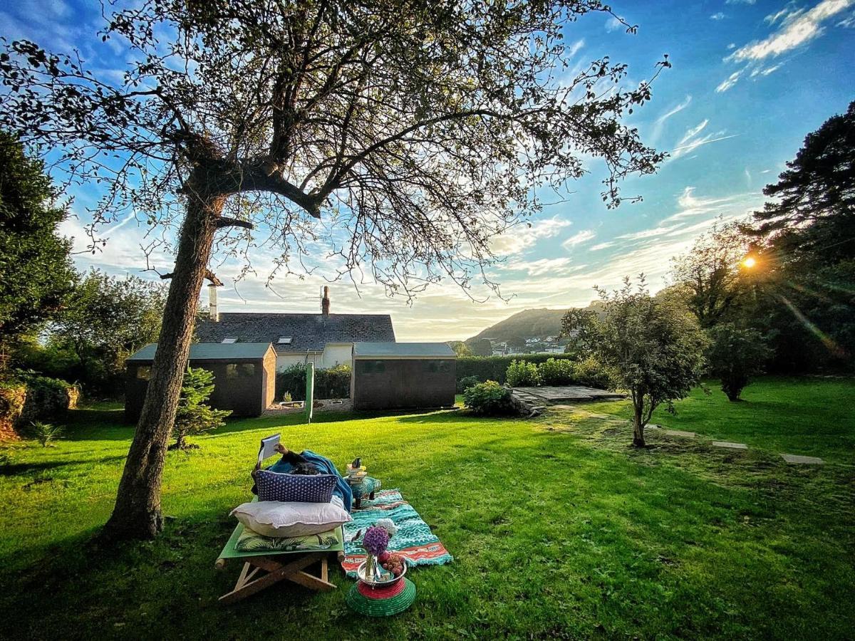 Gordy Hall -Sea Facing Welsh Cottage With Stunning Views 펜다인 외부 사진