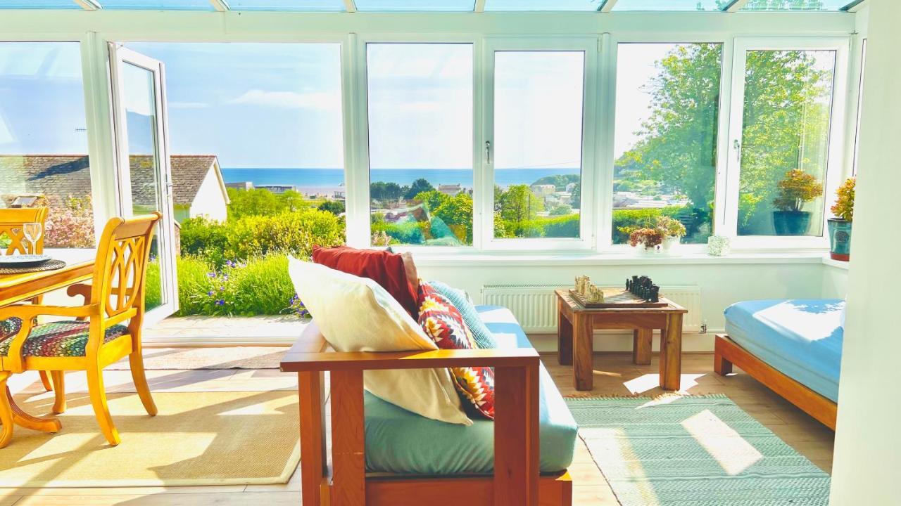 Gordy Hall -Sea Facing Welsh Cottage With Stunning Views 펜다인 외부 사진